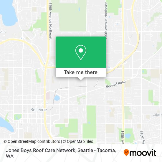 Jones Boys Roof Care Network map