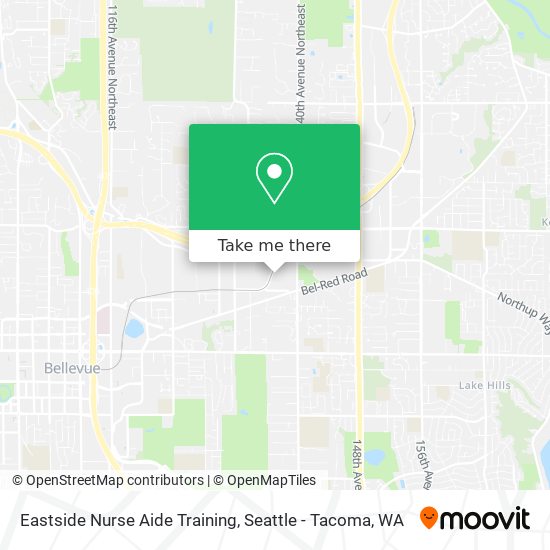 Mapa de Eastside Nurse Aide Training