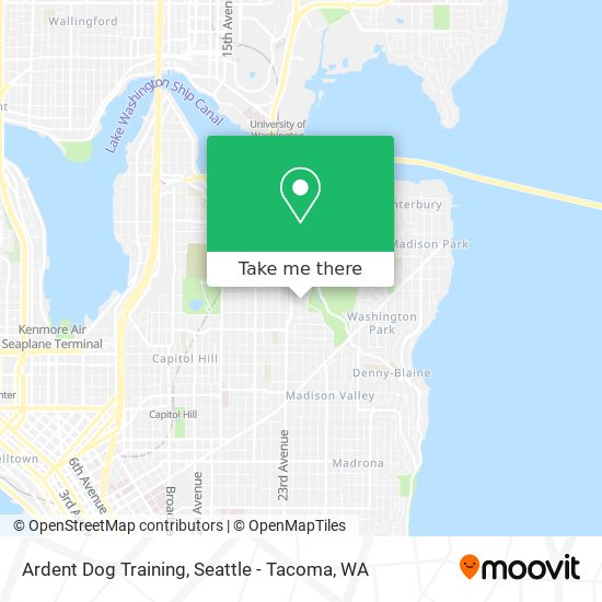 Ardent Dog Training map