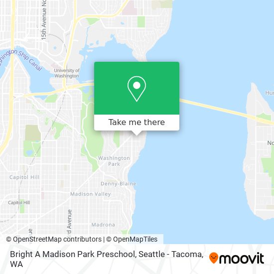 Mapa de Bright A Madison Park Preschool