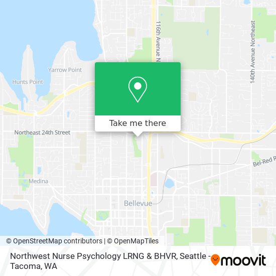 Northwest Nurse Psychology LRNG & BHVR map