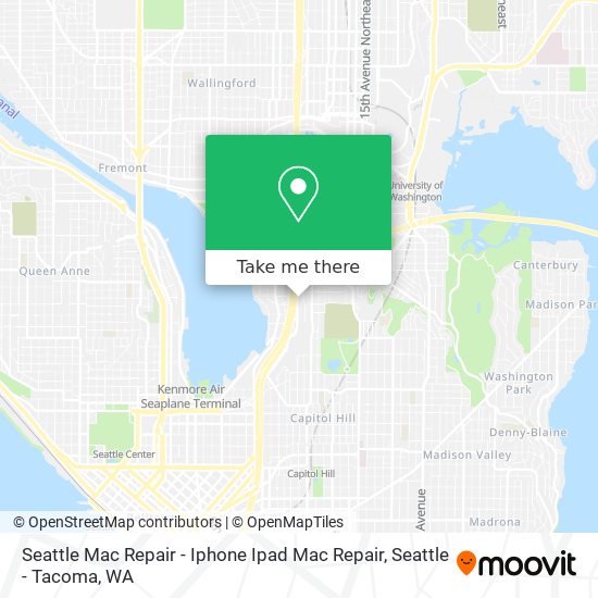 Seattle Mac Repair - Iphone Ipad Mac Repair map