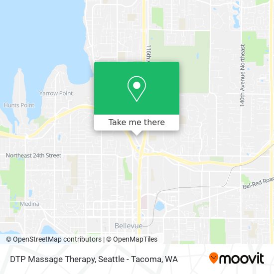 DTP Massage Therapy map