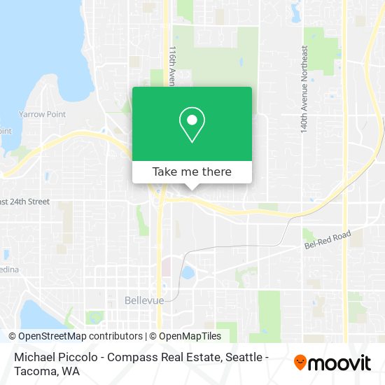 Michael Piccolo - Compass Real Estate map