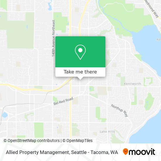 Allied Property Management map