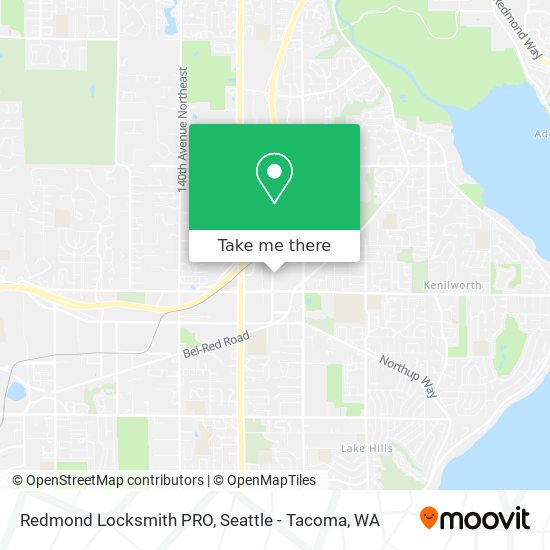 Redmond Locksmith PRO map