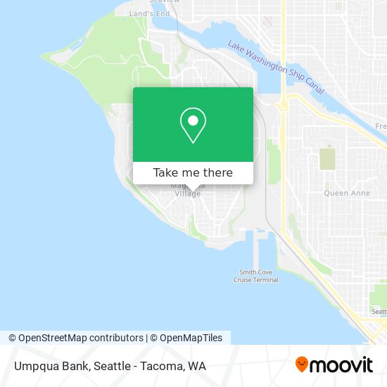 Umpqua Bank map