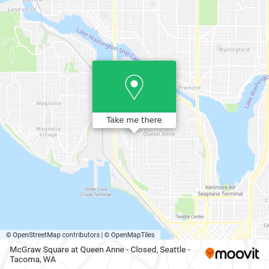 Mapa de McGraw Square at Queen Anne - Closed