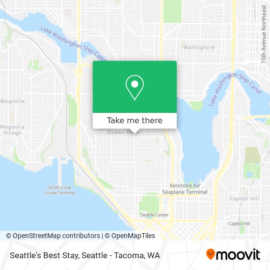 Mapa de Seattle's Best Stay