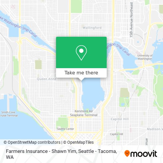 Farmers Insurance - Shawn Yim map