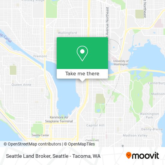 Seattle Land Broker map