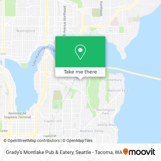 Grady's Montlake Pub & Eatery map