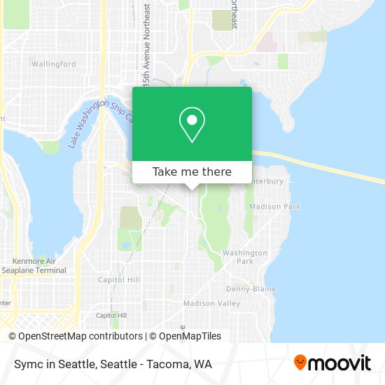 Symc in Seattle map