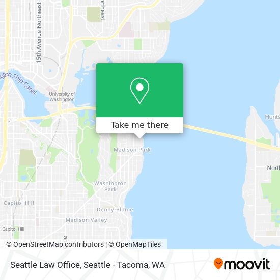 Mapa de Seattle Law Office