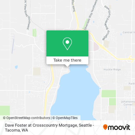 Dave Foster at Crosscountry Mortgage map