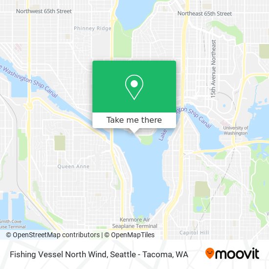 Fishing Vessel North Wind map