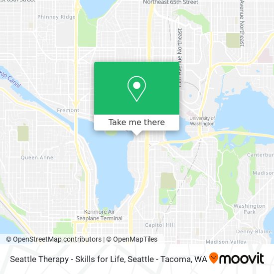 Mapa de Seattle Therapy - Skills for Life