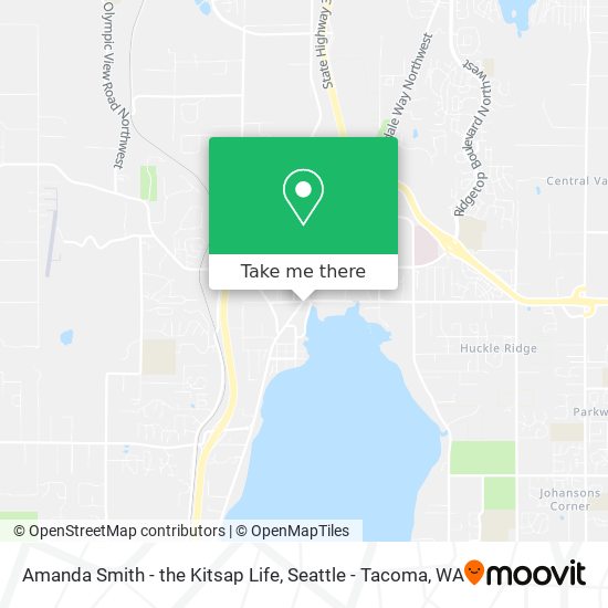 Amanda Smith - the Kitsap Life map