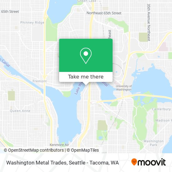 Mapa de Washington Metal Trades