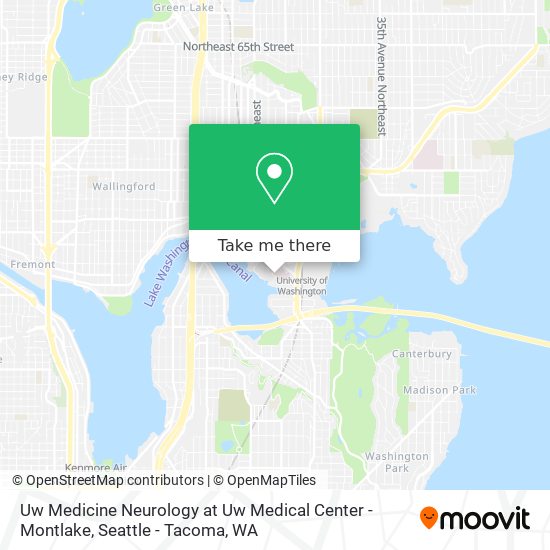 Mapa de Uw Medicine Neurology at Uw Medical Center - Montlake