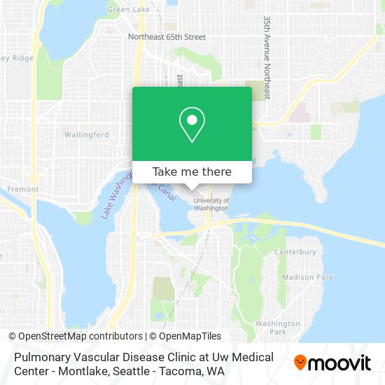 Pulmonary Vascular Disease Clinic at Uw Medical Center - Montlake map