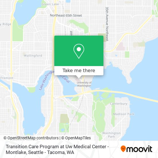 Mapa de Transition Care Program at Uw Medical Center - Montlake
