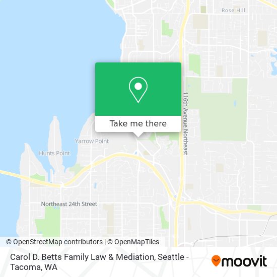 Mapa de Carol D. Betts Family Law & Mediation