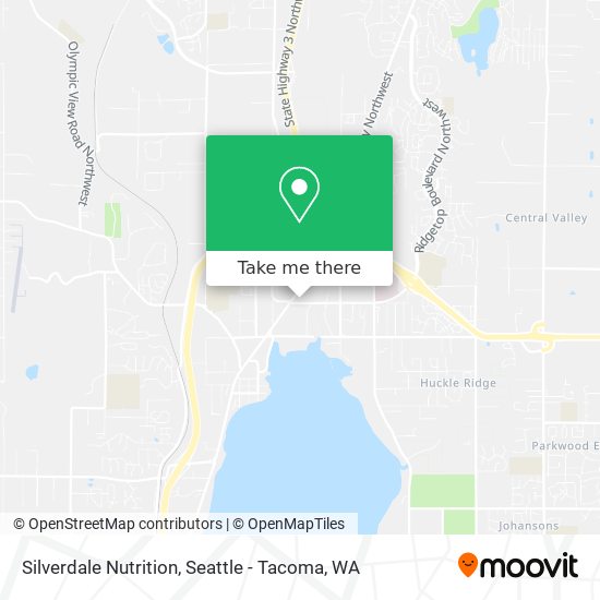 Silverdale Nutrition map