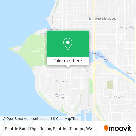 Mapa de Seattle Burst Pipe Repair