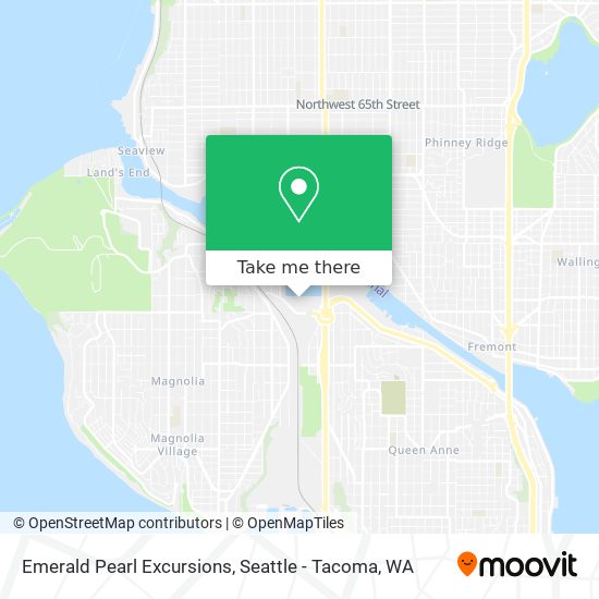 Emerald Pearl Excursions map