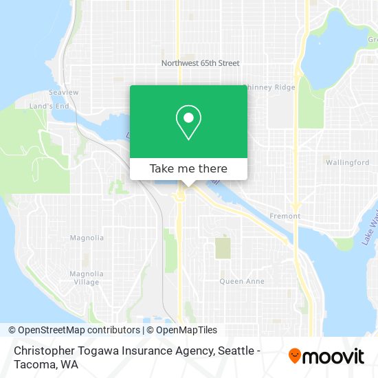 Mapa de Christopher Togawa Insurance Agency