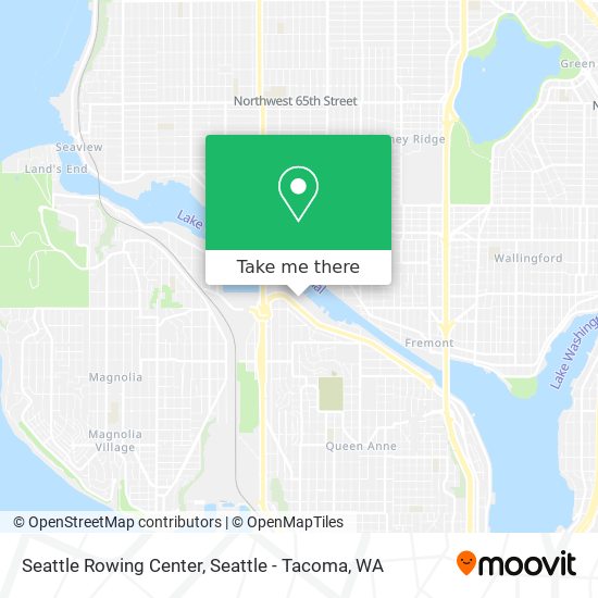 Seattle Rowing Center map