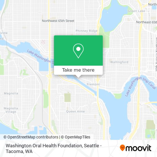 Mapa de Washington Oral Health Foundation