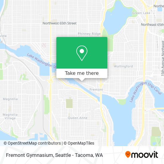 Fremont Gymnasium map