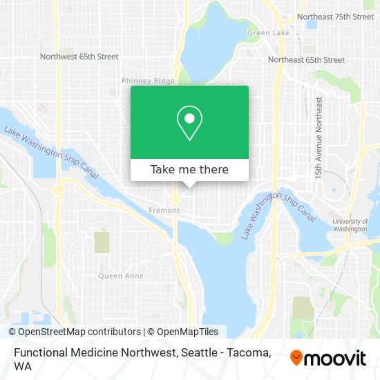 Mapa de Functional Medicine Northwest