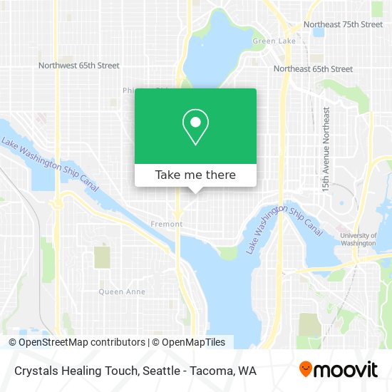 Crystals Healing Touch map