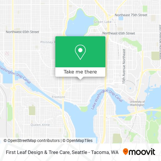 First Leaf Design & Tree Care map