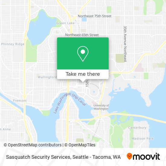 Sasquatch Security Services map