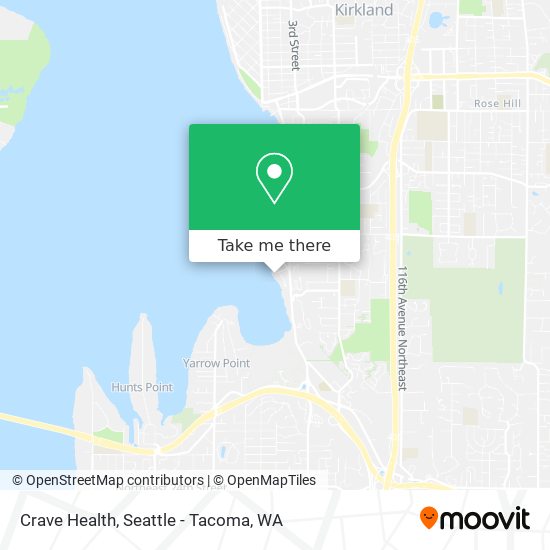 Crave Health map