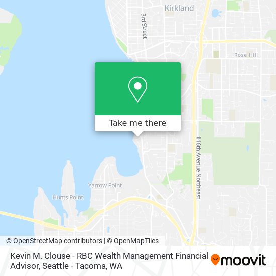 Mapa de Kevin M. Clouse - RBC Wealth Management Financial Advisor