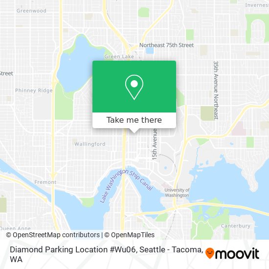 Diamond Parking Location #Wu06 map