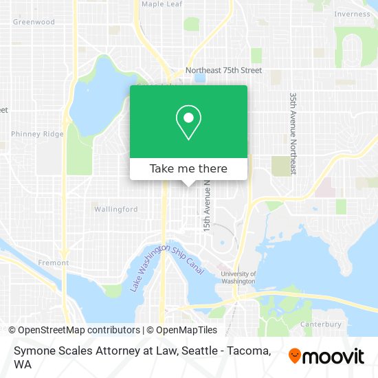 Symone Scales Attorney at Law map