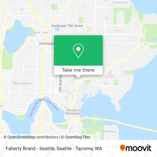 Mapa de Faherty Brand - Seattle