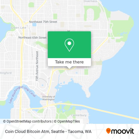 Mapa de Coin Cloud Bitcoin Atm