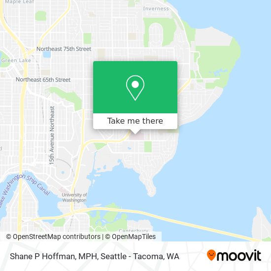 Shane P Hoffman, MPH map
