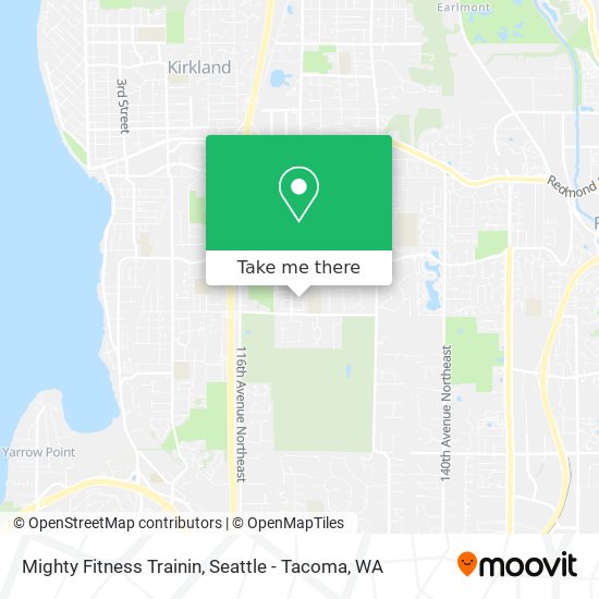 Mighty Fitness Trainin map