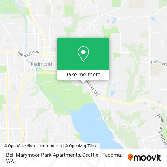 Bell Marymoor Park Apartments map