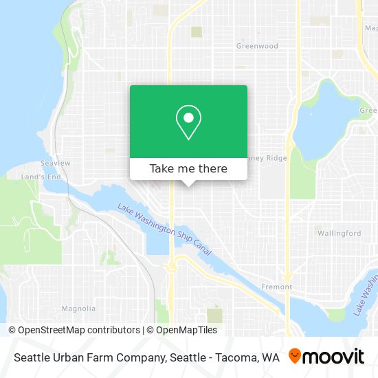 Seattle Urban Farm Company map
