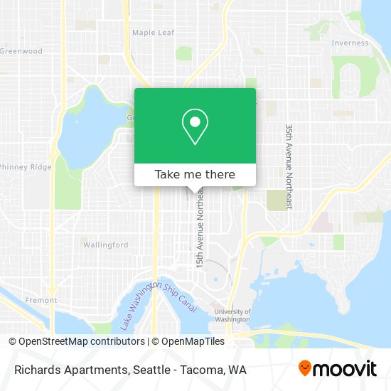 Richards Apartments map