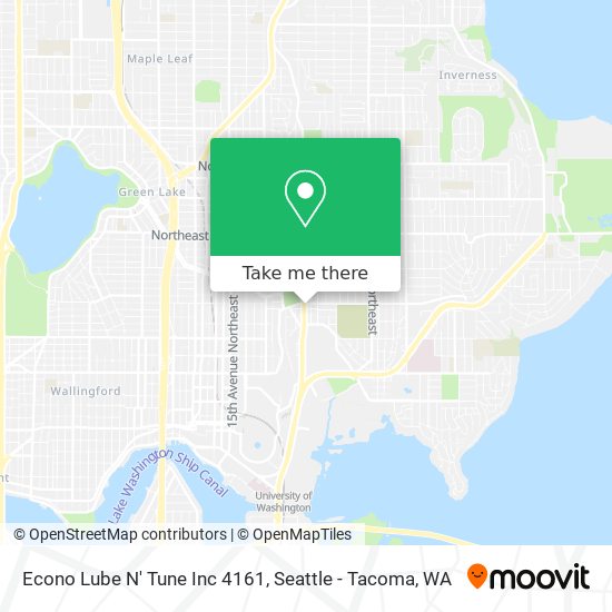 Econo Lube N' Tune Inc 4161 map